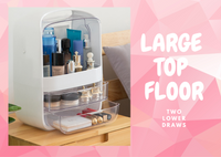 Large White Makeup organiser