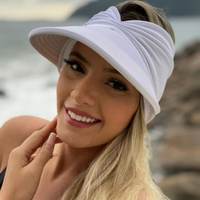 Women's Visor hat Headband style for beach or sport