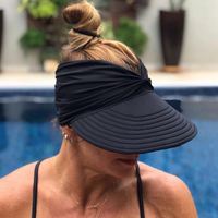 Women's Visor hat Headband style for beach or sport