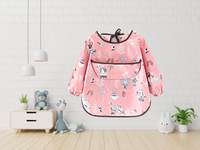 Animal Friends Smock Bib long sleeve