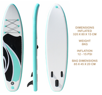 SUP 3.2m Stand up Paddle Board (Inflatable) - AQUA Wave SUP ISUP