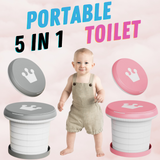 "Portable toilet seat for children kids potty training travel camping driving holidays festivals 5 in 1 toilet seat step up bin organiser lucymelon Sydney"