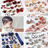 “18 piece set Baby Hairbands Soft hair band clips Bows Stars Crowns Lace Baby shower Christening Birthday Party Present Gift LucyMelon Sydney”