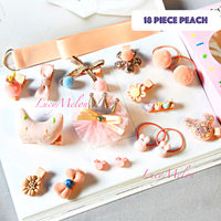 “18 piece set Baby Hairbands Soft hair band clips Bows Stars Crowns Lace Baby shower Christening Birthday Party Present Gift LucyMelon Sydney”