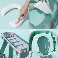 “Step up cushioned toilet seat for children kids potty training ladder toilet safety non-slip lucymelon Sydney"